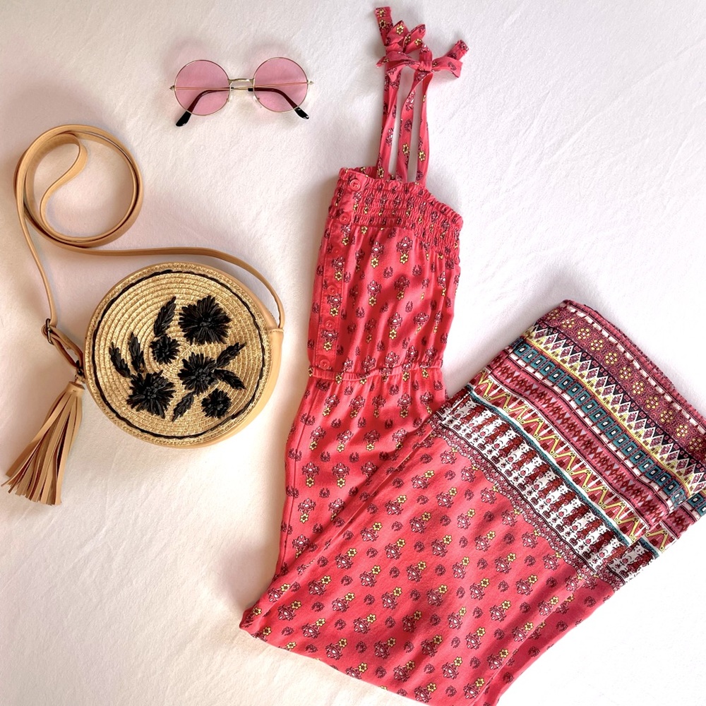 Girls Spaghetti Strap Romper